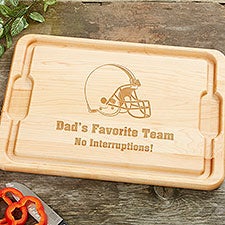 NFL Cleveland Browns Personalized Maple Cutting Boards - 33405