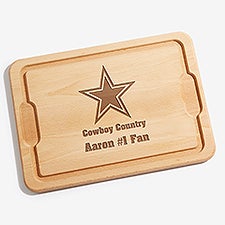NFL Dallas Cowboys Personalized Wood Cutting Boards - 33406