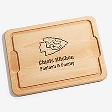 NFL Kansas City Chiefs Personalized Maple Cutting Boards - 33413