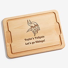 NFL Minnesota Vikings Personalized Maple Cutting Boards - 33417