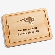 NFL New England Patriots Personalized Wood Cutting Boards - 33418