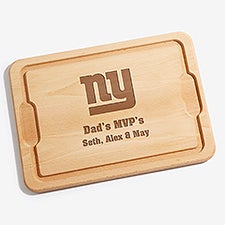 NFL New York Giants Personalized Maple Cutting Boards - 33420