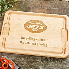 NFL New York Jets Personalized Maple Cutting Boards - 33421