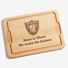 NFL Las Vegas Raiders Personalized Maple Cutting Boards - 33422