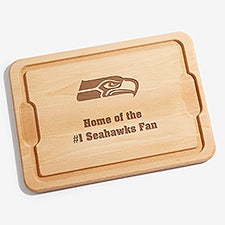 NFL Seattle Seahawks Personalized Maple Cutting Boards - 33426