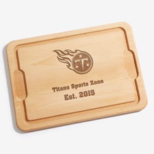 NFL Tennessee Titans Personalized Maple Cutting Boards - 33428