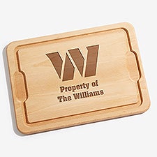 NFL Washington Football Team Personalized Maple Cutting Boards - 33429