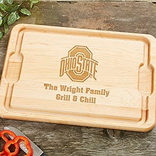 NCAA Ohio State Buckeyes Personalized Maple Cutting Boards - 33438