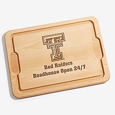 NCAA Texas Tech Red Raiders Personalized Maple Cutting Boards - 33441