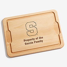 NCAA Syracuse Orange Personalized Maple Cutting Boards - 33450