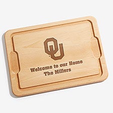 NCAA Oklahoma Sooners Personalized Maple Cutting Boards - 33456