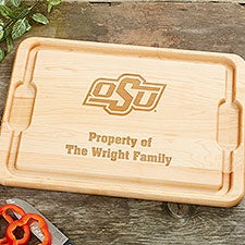 NCAA Oklahoma State Cowboys Personalized Maple Cutting Boards - 33458