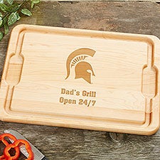 NCAA Michigan State Spartans Personalized Maple Cutting Boards - 33472