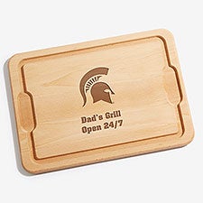 NCAA Michigan State Spartans Personalized Maple Cutting Boards - 33472