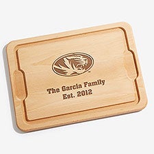 NCAA Missouri Tigers Personalized Maple Cutting Boards - 33473