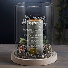 In Loving Memory Personalized Memorial Hurricane with Multiple Names  - 33526