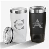 Lavish Last Name Personalized 20oz Stainless Steel Tumblers - 33568