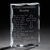 Personalized First Communion Blessing Keepsake Sculpture - 3358