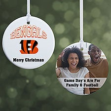 NFL Cincinnati Bengals Personalized Ornaments - 33583