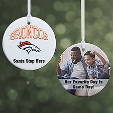 NFL Denver Broncos Personalized Ornaments - 33586