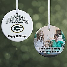 NFL Green Bay Packers Personalized Ornaments - 33588