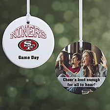 NFL San Francisco 49ers Personalized Ornaments - 33604