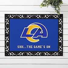 NFL Los Angeles Rams Personalized Doormats - 33683