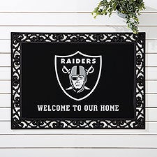 NFL Las Vegas Raiders Personalized Doormats - 33690