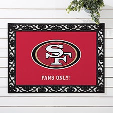 NFL San Francisco 49ers Personalized Doormats - 33701