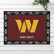 NFL Washington Football Team Personalized Doormats - 33706