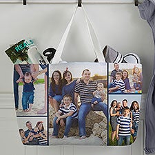 5 Photo Collage Personalized Tote Bag  - 33731