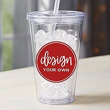 Design Your Own Personalized Tumblers with Straw - 33755