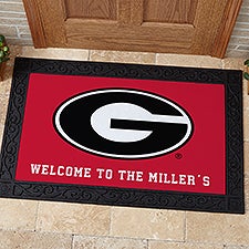NCAA Georgia Bulldogs Personalized Doormats - 33806