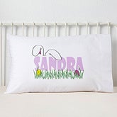 Custom Personalized Easter Pillowcase - Ears To You Design - 3387