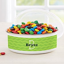 Just Me Personalized Enamel Bowl with Lid  - 33891