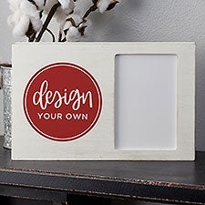 Design Your Own Personalized Whitewashed Off-Set Picture Frame  - 33911
