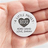 Pocket Hug Personalized Romantic Metal Pocket Token - 33923