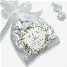 Laurels of Love Personalized Wedding Favor Stickers  - 33930