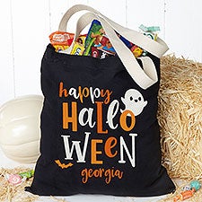 Happy Halloween Personalized Treat Bag - 33961