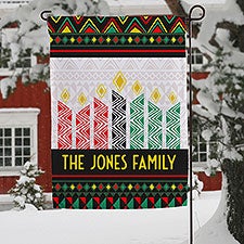 Kwanzaa Personalized Garden Flag  - 34002