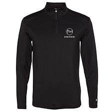 Employee Badger Black Light Q-Zip - 34012