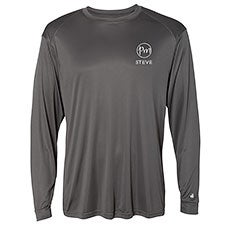 Pmall Employee Badger Graphite Long Sleeve T-Shirt - 34019