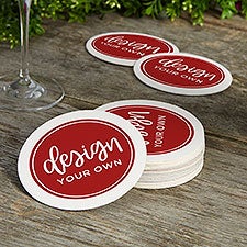 Design Your Own Personalized Paper Coasters - 34048