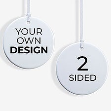 Design Your Own Personalized 2-Sided Glossy Round Ornament  - 34062
