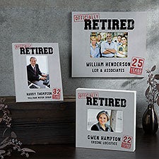 Retirement Personalized Picture Frames  - 34133