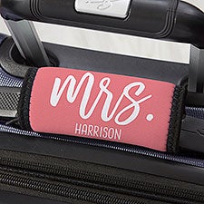 Mr.  Mrs. Personalized Luggage Handle Wrap  - 34138