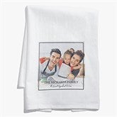 Photo Message for Family Personalized Flour Sack Towel - 34140