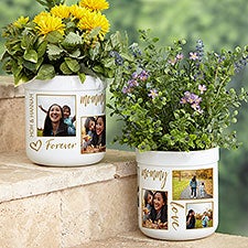 Photo Collage For Her Personalized Outdoor Flower Pot - 34169