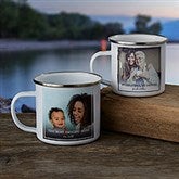 Photo Message For Her Personalized Enamel Mug  - 34185