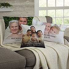 Photo & Message For Her Personalized Throw Pillows - 34198